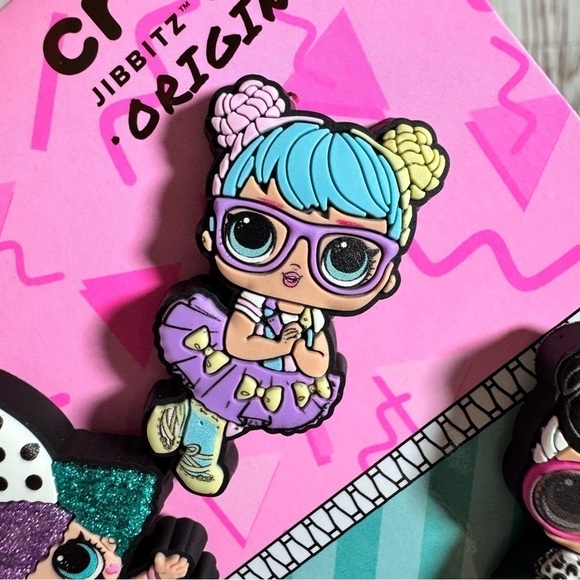 LOL Surprise Crocs Jibbitz Charms 5 piece Set - Multicolor - Picture 8 of 11